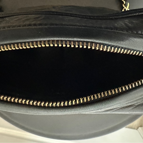 Authentic CHANEL Lambskin Quilted Tassel Camera Case Black - Picture 7 of 12